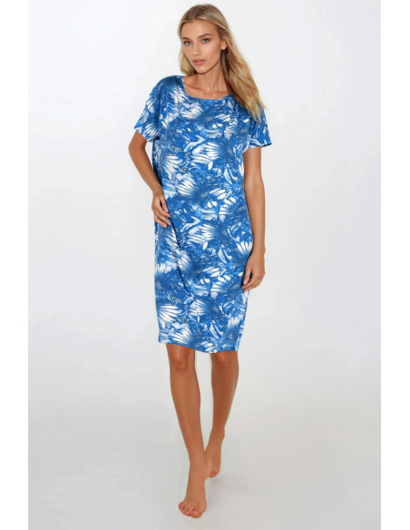 Chemise de nuit Élégante Bleue