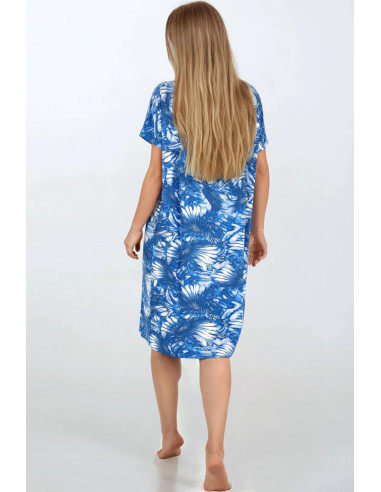 Chemise de nuit Élégante Bleue