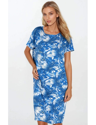 Chemise de nuit Élégante Bleue