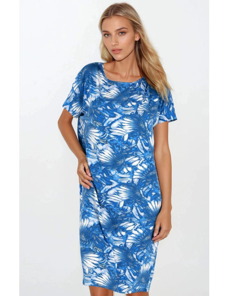 Chemise de nuit Élégante Bleue