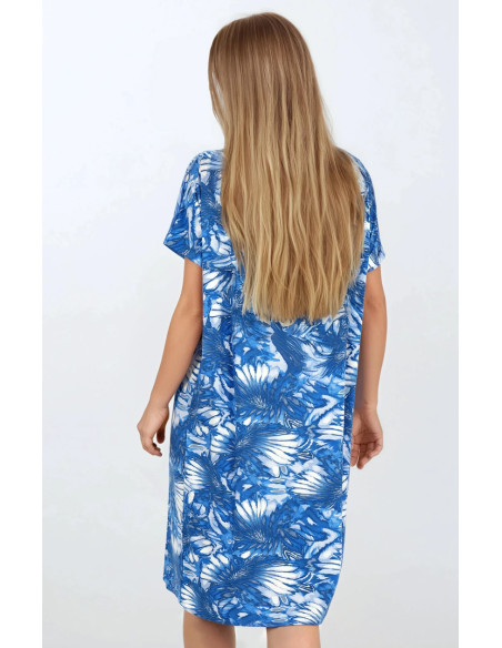 Chemise de nuit Élégante Bleue