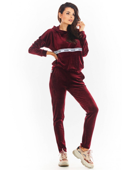 Pantalon survêtement en Velours