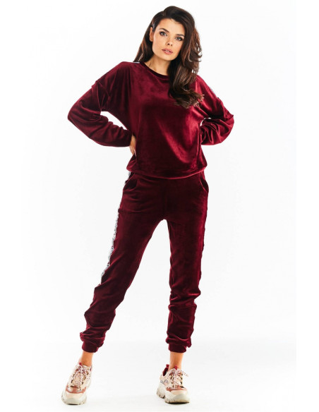 Pantalon survêtement en Velours