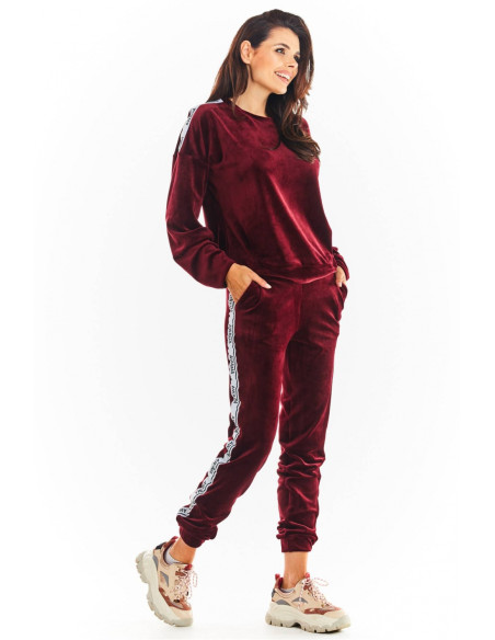 Pantalon survêtement en Velours