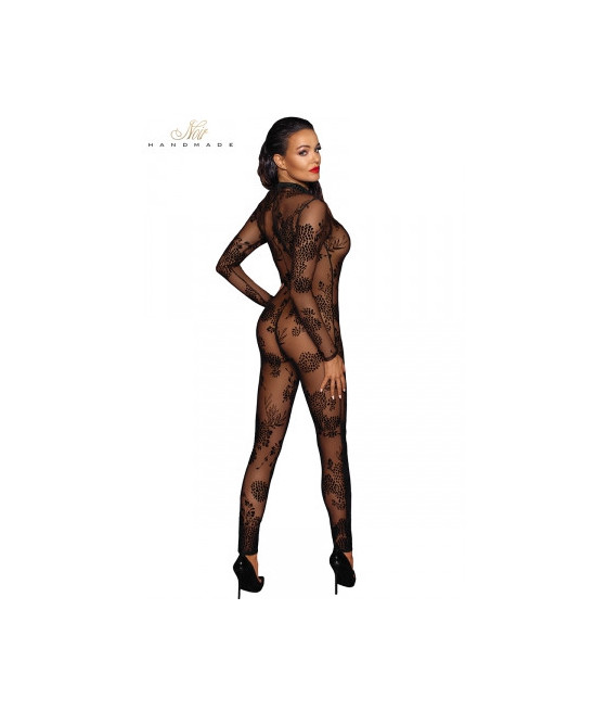 Combinaison intégrale en tulle floqué F237