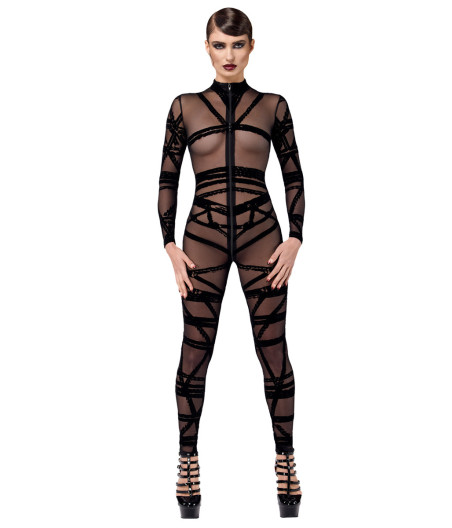 Combinaison floquée Bondesque F357 - Noir Handmade