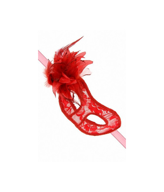 Loup semi-rigide La Traviata - rouge Loup semi-rigide La Traviata - rouge