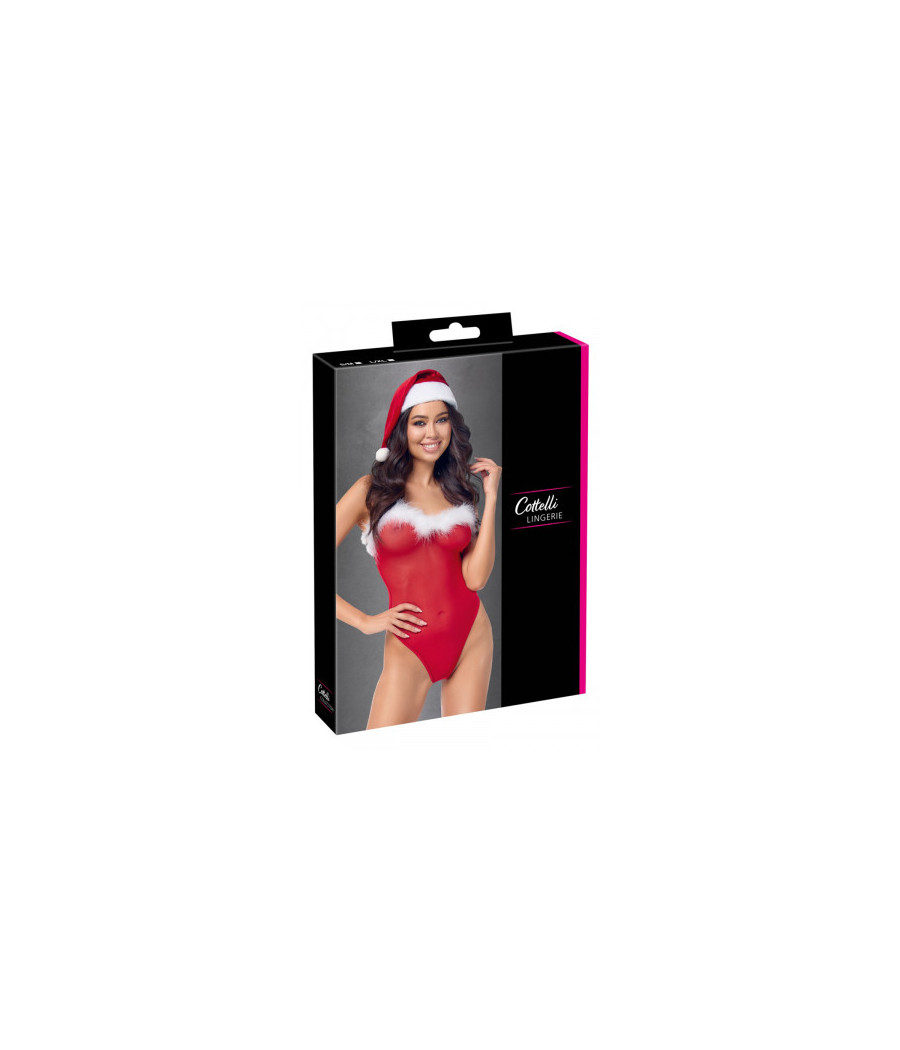 Ensemble body et bonnet de noel - Cottelli Lingerie
