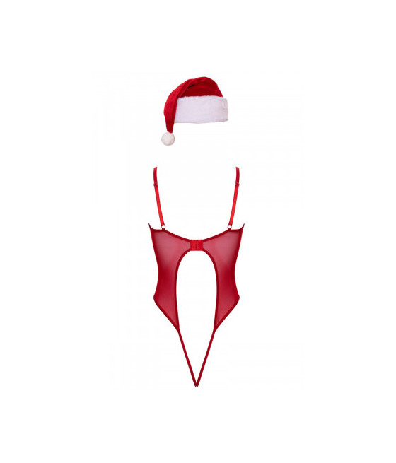 Ensemble body et bonnet de noel - Cottelli Lingerie