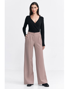 Pantalon long Classique Beige 2