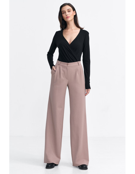Pantalon long Classique Beige