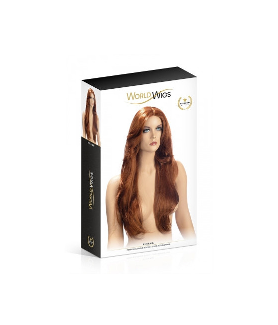 Perruque Rihana rousse - World Wigs