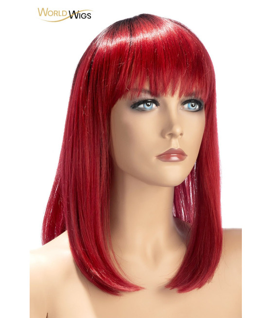 Perruque Elvira rouge - World Wigs
