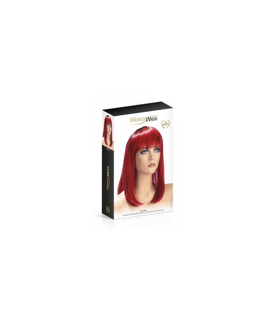 Perruque Elvira rouge - World Wigs
