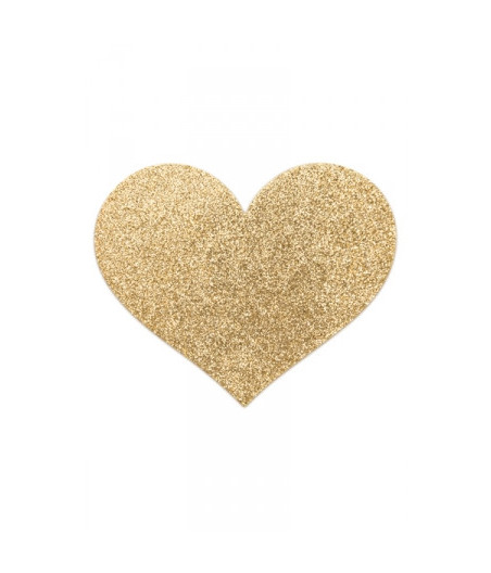 Bijoux de seins Flash Coeur Or