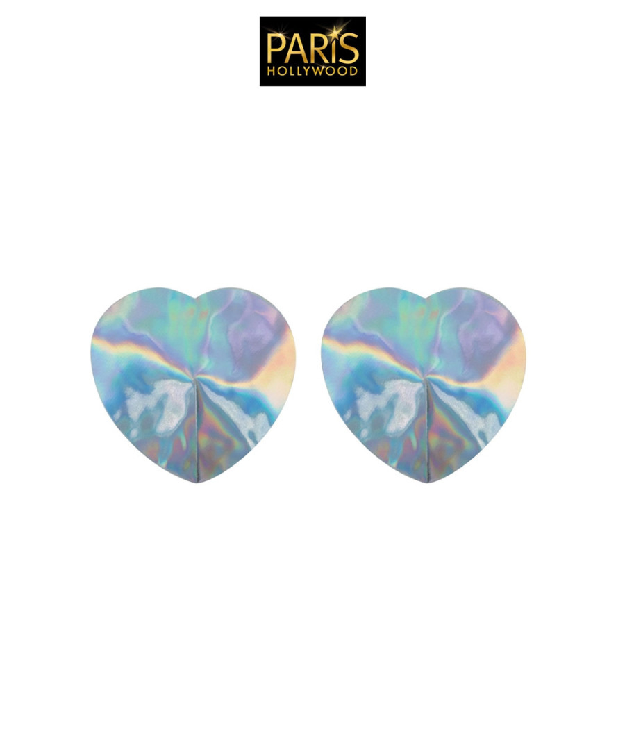 Nipples argentés hologramme - Paris Hollywood