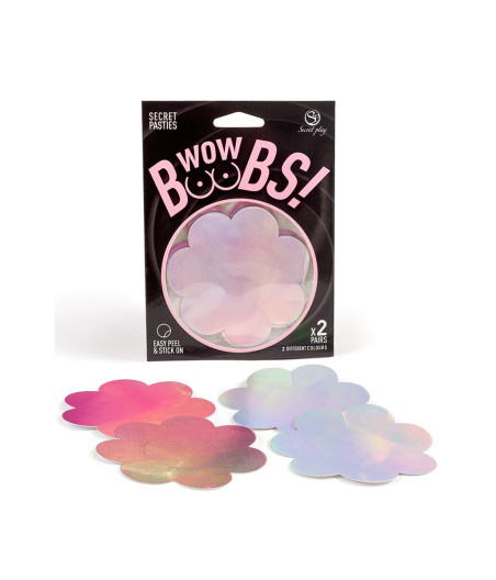 Cache-tétons fleur Wow Boobs - Secret Play