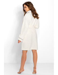 Déshabillé Élégant en Broderie Beige 2