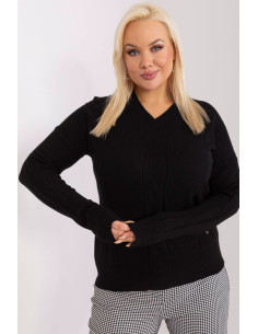Chandail plus size Élégant Noir