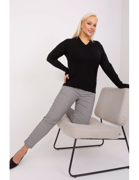 Chandail plus size Élégant Noir