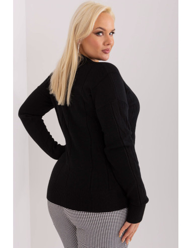 Chandail plus size Élégant Noir