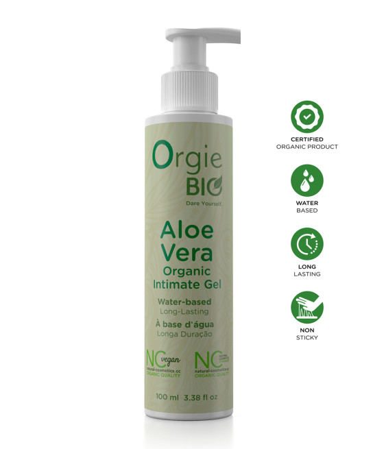 Gel Intime Bio à Base d'Eau à l'Aloe Vera