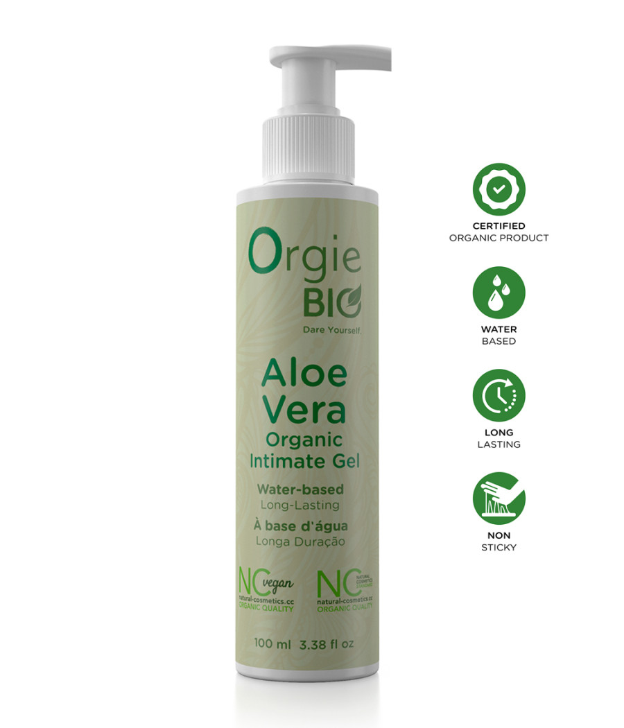Gel Intime Bio à Base d'Eau à l'Aloe Vera
