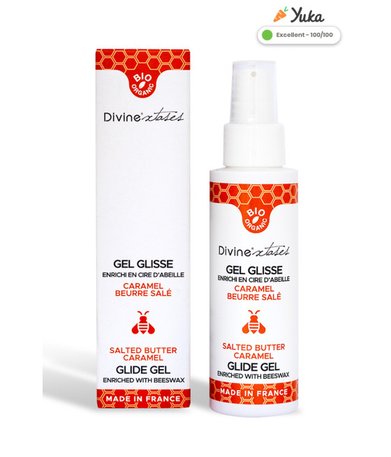 Lubrifiant Bio caramel beurre salé 100ml - Divinexstases