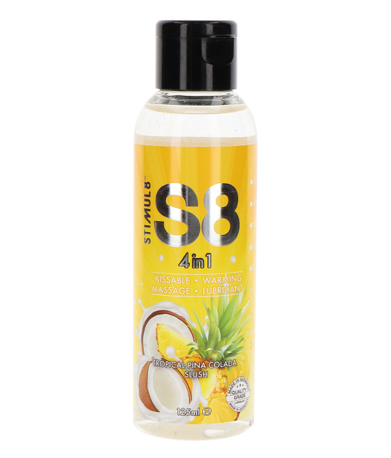 Lubrifiant S8 4 en 1 gout Tropical Pina Colada 125ml