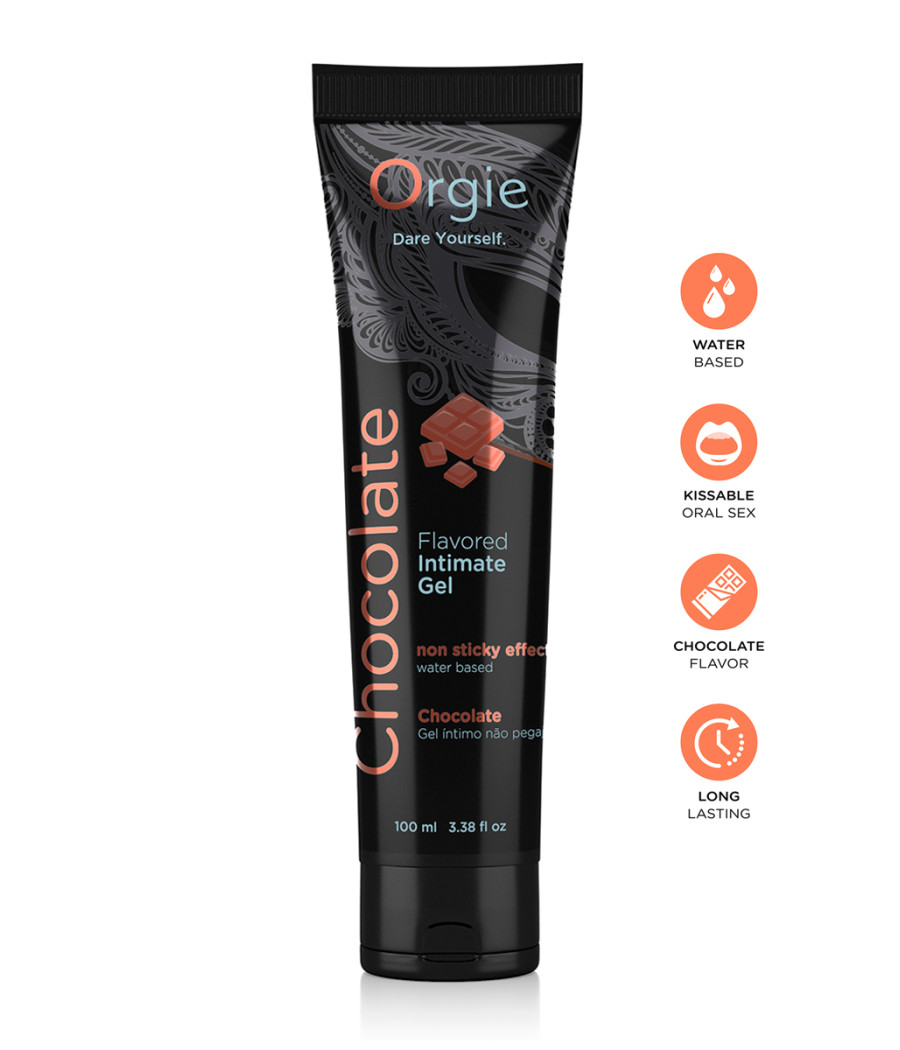 Lubrifiant eau Lube Tube chocolat 100ml Lubrifiant eau Lube Tube chocolat 100ml