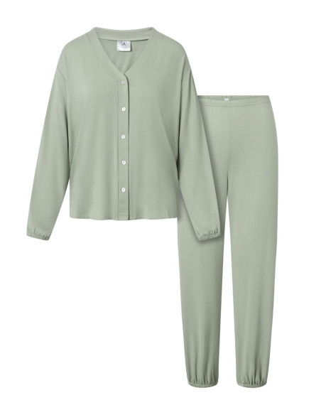 Pyjama Élégant Vert