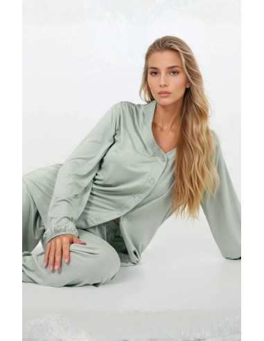 Pyjama Élégant Vert