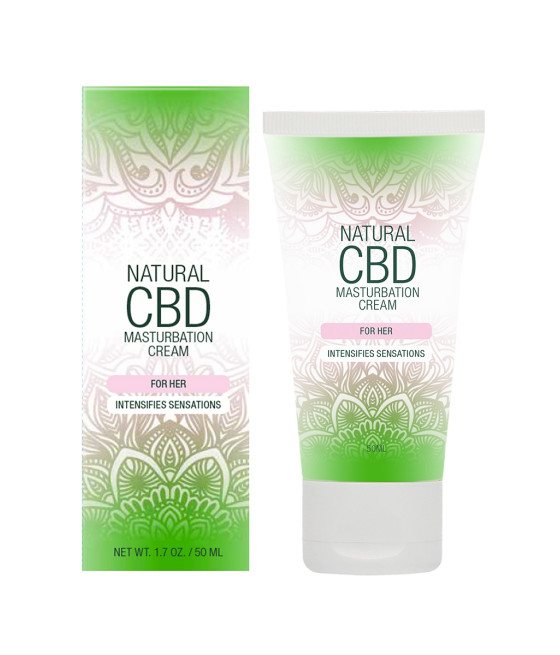 Crème de masturbation Femme - Natural CBD