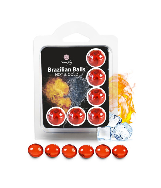 6 Brazillian balls effet chaud & froid