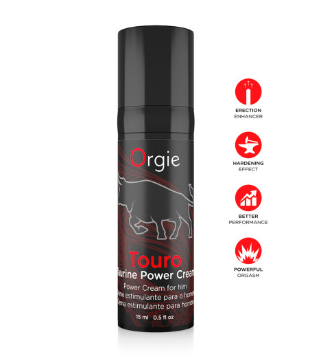 Crème pour améliorer l'érection Touro Power 15ml