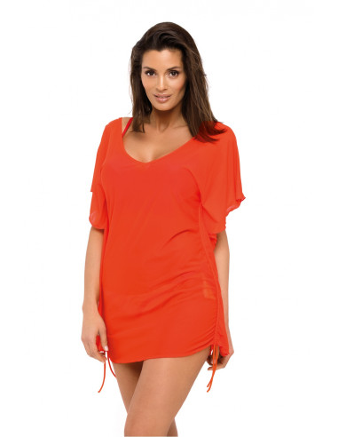 Tunique de plage Ouverte en Tulle